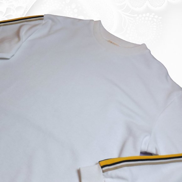 Women's Sweatshirt White NEW long sleeve top casual comfort athletic pullover - Picture 3 of 6